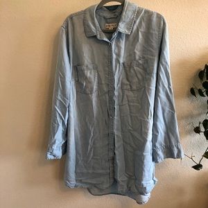 Ava & Viv Chambray Button-up 2X